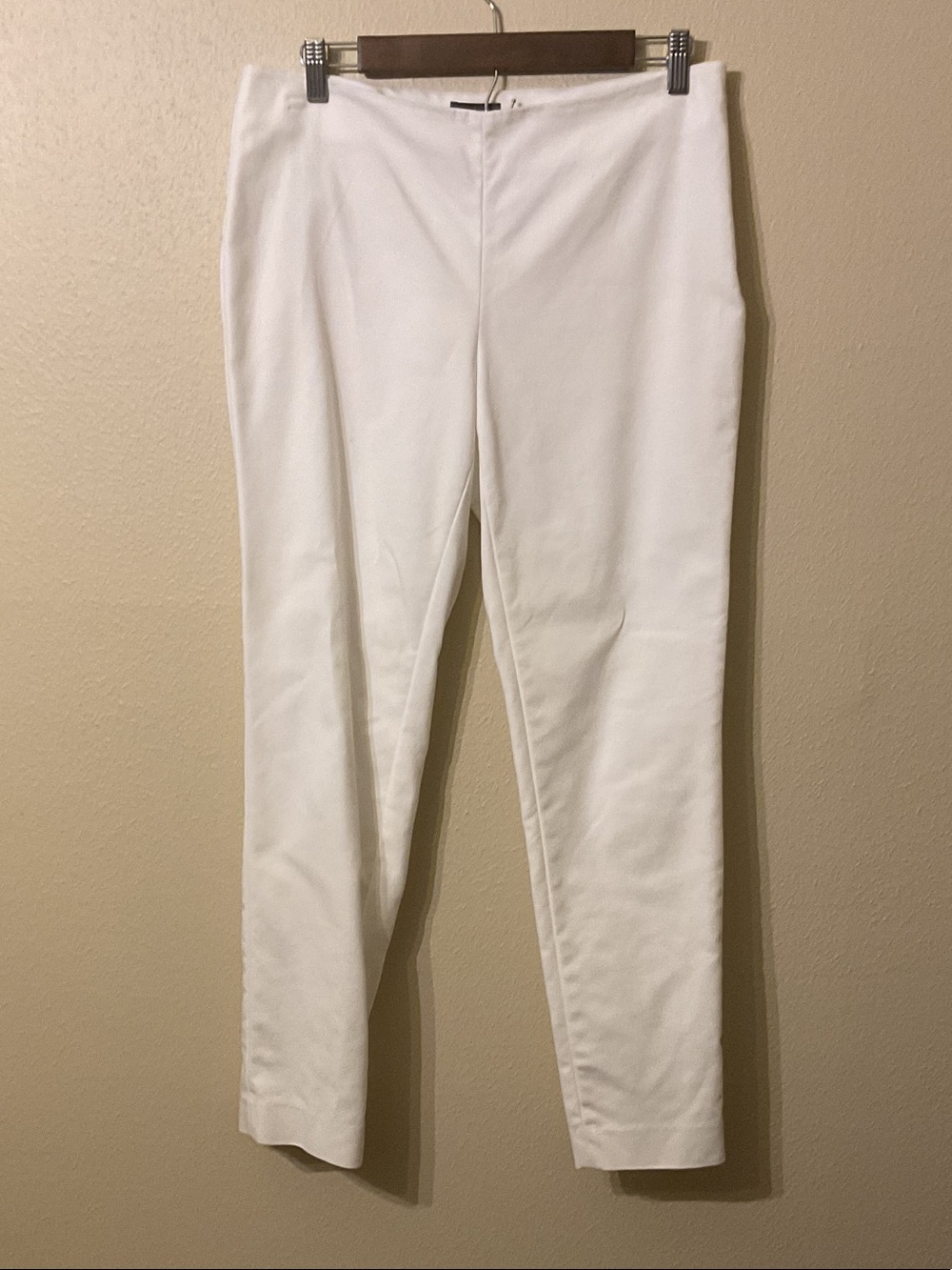 Vince Camuto White Slim Leg Ankle Pant Size 8
